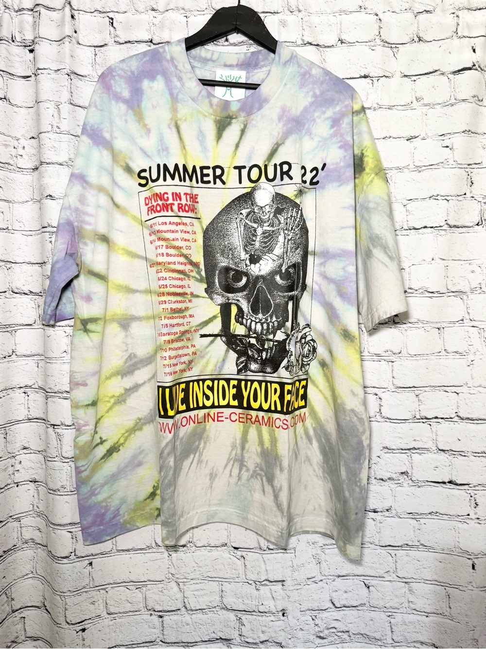 ONLINE Ceramics. Tie-Dye Crewneck. Size XXL